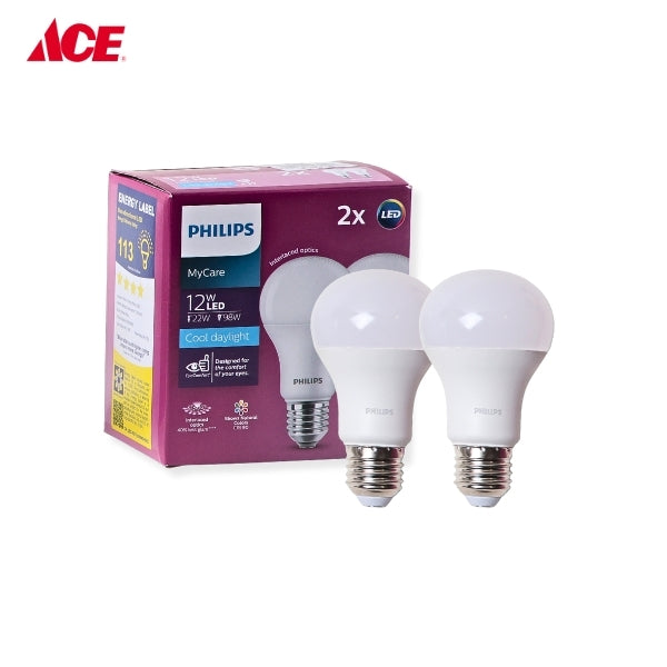 PHILIPS 12W LED Dual Bulb 6500K - Cool Daylight