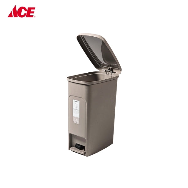 MEGABOX 34L Neutralist Slim Step Bin - Stone Gray (MG712)