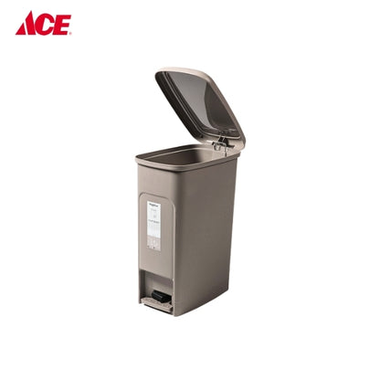 MEGABOX 34L Neutralist Slim Step Bin - Stone Gray (MG712)