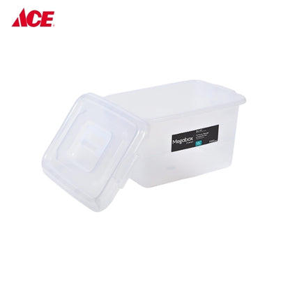 MEGABOX 12L Plastic Storage and Organizer Box Carri-Mi Collection - Transparent (MG-637)