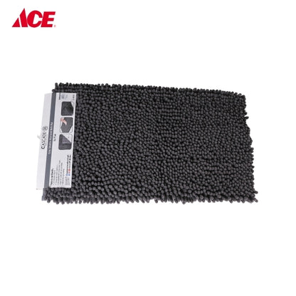 CASCADE 45x75cm Chenille Absorbent Bath mat - Gray (GS45X75A)