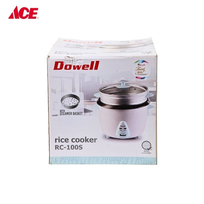 DOWELL Rice Cooker with Steamer Basket (RC-100S)