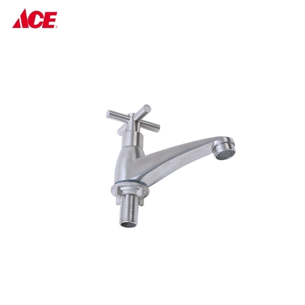 ROSCO Lavatory Faucet – Cross Handle Stainless Steel (RO-1847)