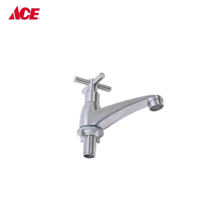 ROSCO Lavatory Faucet – Cross Handle Stainless Steel (RO-1847)