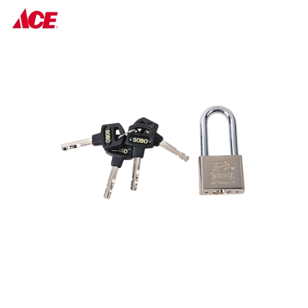 SOBO 40mm Stainless Steel Long Shackle Padlock (SPSM40MM)