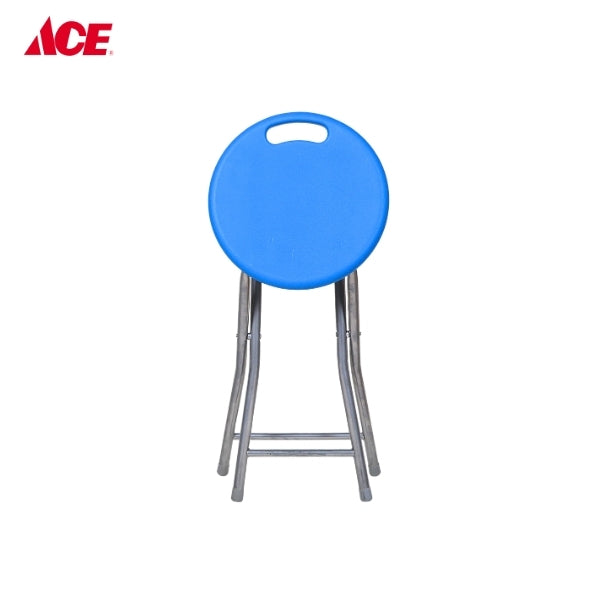 MODERN LIFESTYLE Round Folding Stool - Blue (ML20015R)