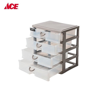 MEGABOX 4-Layer Medicine Drawer - Gray (MG168S-4L)