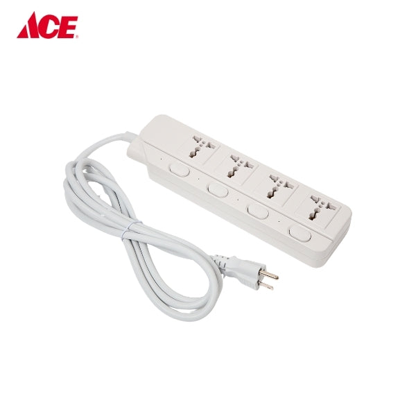 OMNI Extension Cord Set With Ind. Switch 4Gang WED-340-PK