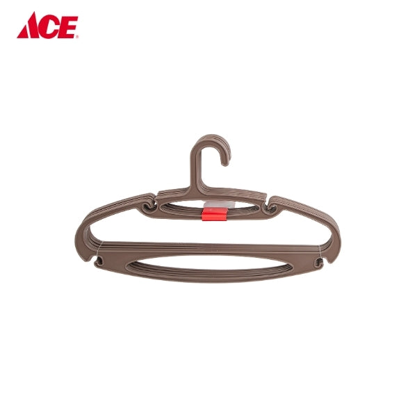 HOME STYLE Slim Dynamic Hanger - Brown 6pcs (HS 192)