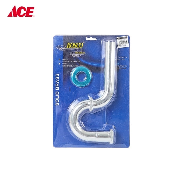 ROSCO P-Trap 1 1/4 for Lavatory Brass (RO-901)