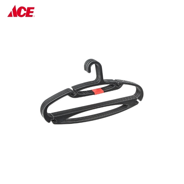 HOMESTYLE Slim Dynamic Hanger - Black 6pcs (HS 192)
