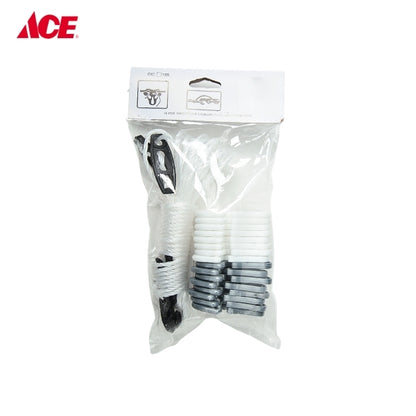 HOMESTYLE Wind Proof 8M Rope with 16-Clips