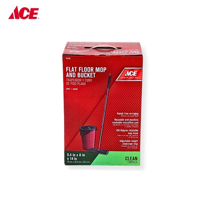 ACE Flat Floor Mop and Bucket (#1032386)