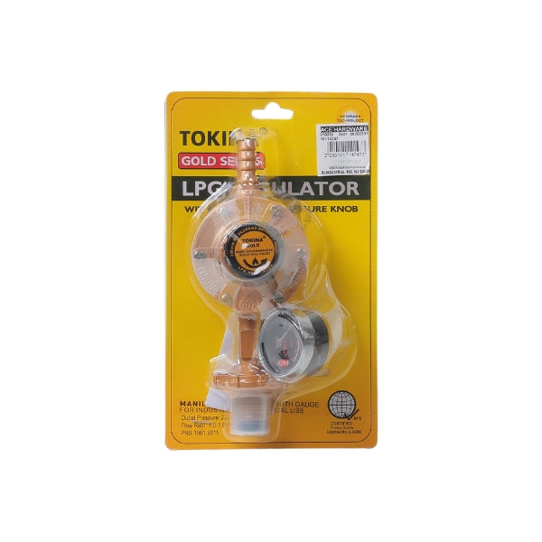 TOKINA Gold Series LPG Regulator with Gauge