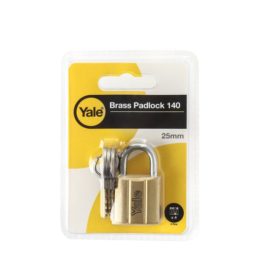 YALE 25mm Brass Padlock
