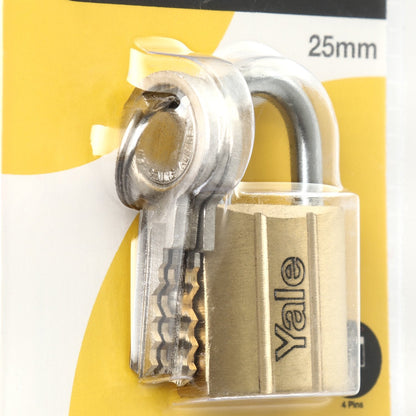YALE 25mm Brass Padlock