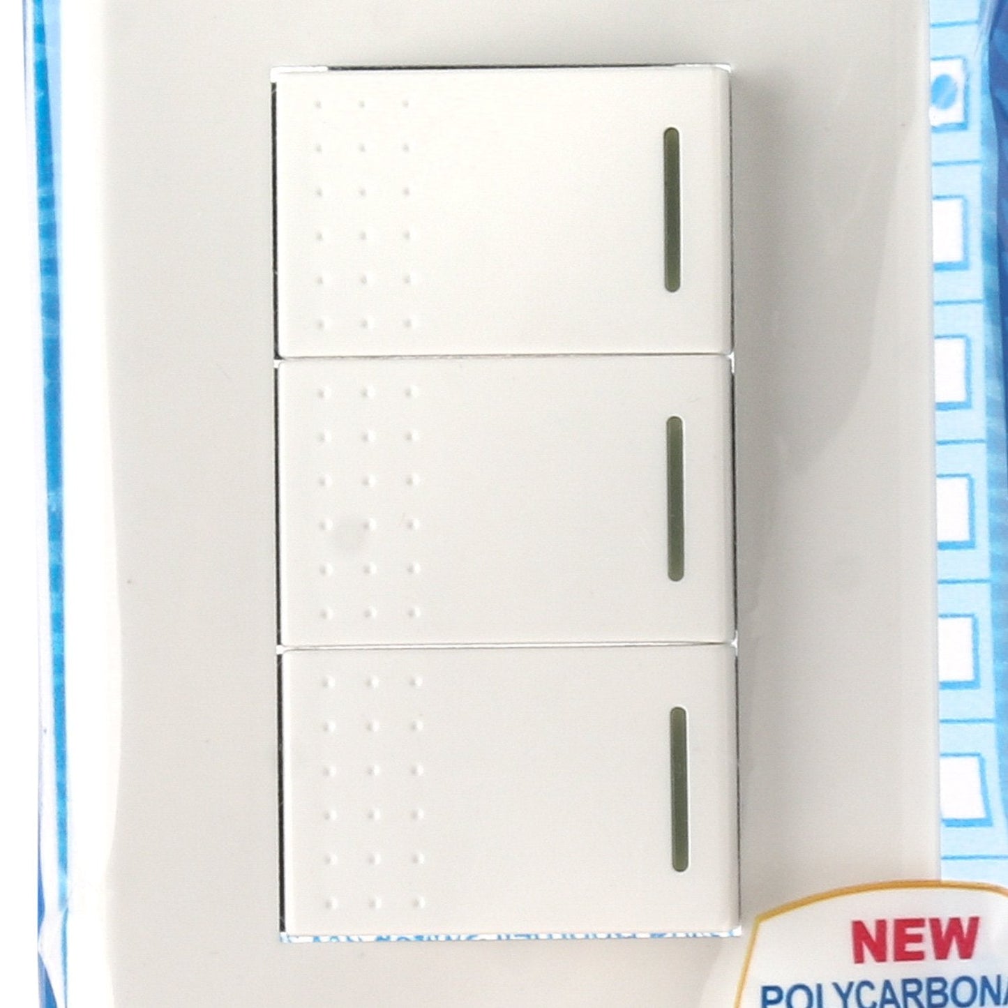 ROYU 3-Gang 1-Way Light Switch