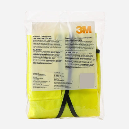 SUPER TUFF Reflective High Visibility Safety Vest with Neon Green