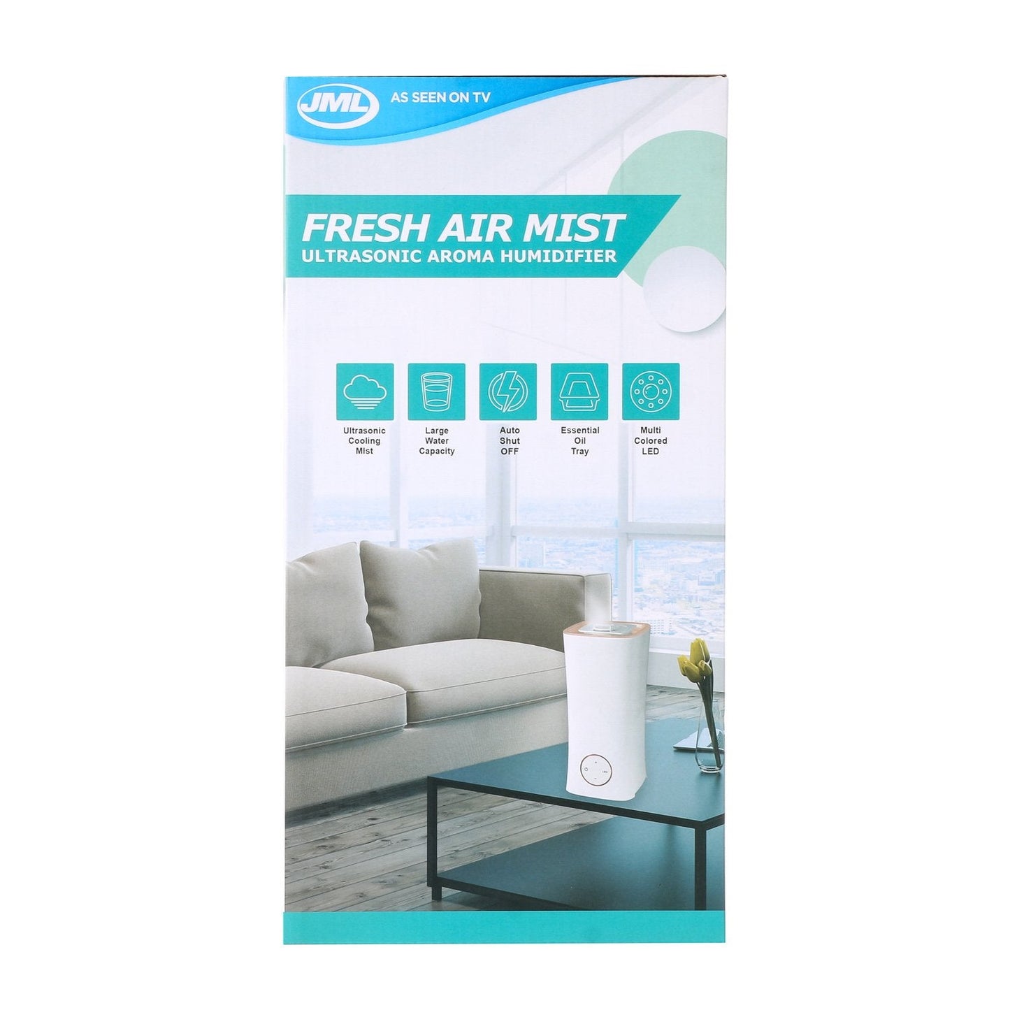 JML Fresh Air Mist Ultrasonic Aroma Humidifier