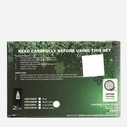 YULETIDE FANTASY 17.61m 200 LED Christmas Lights - Cool White