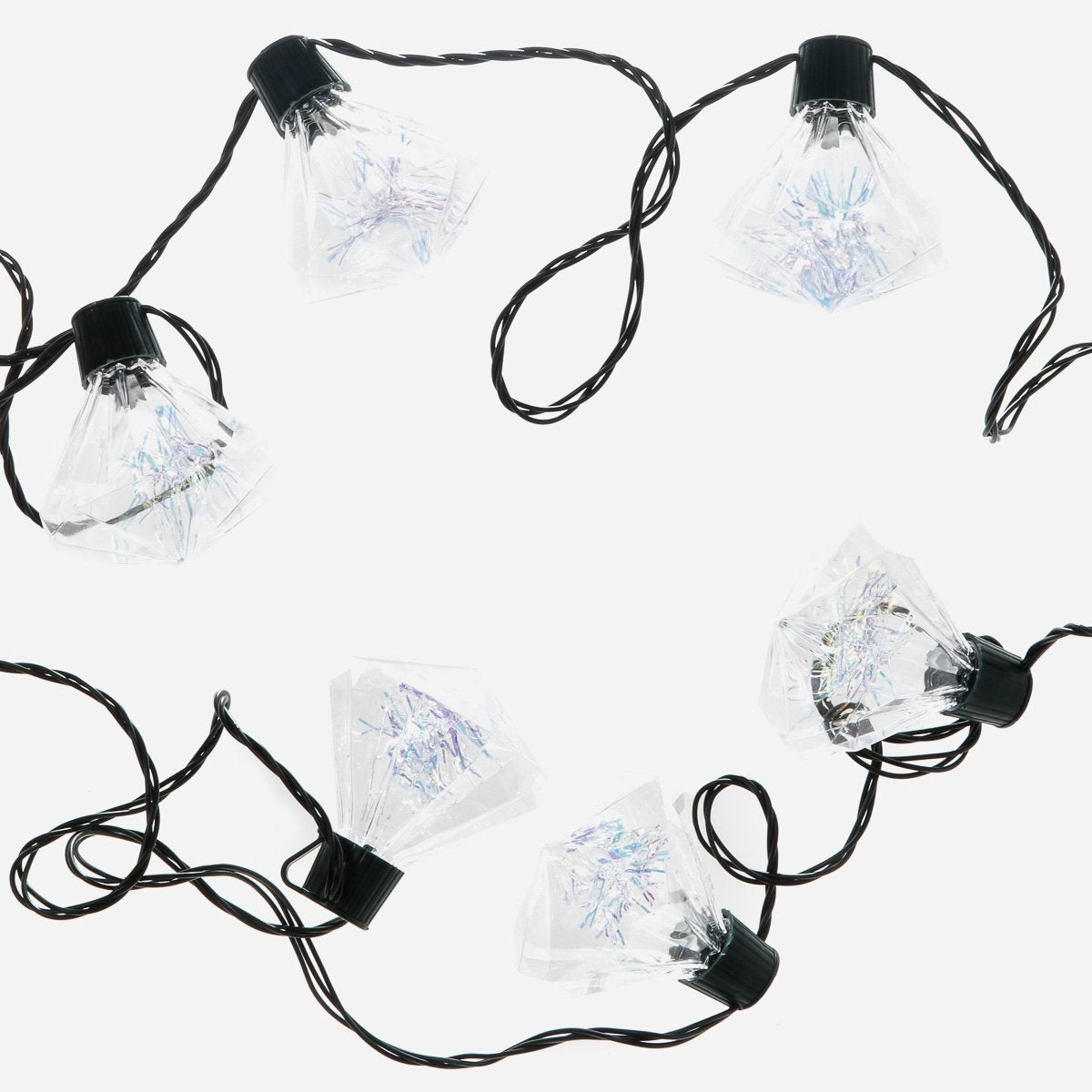 YULETIDE FANTASY 8.83m 20 Diamond Bulb LED Christmas Lights - Warm White