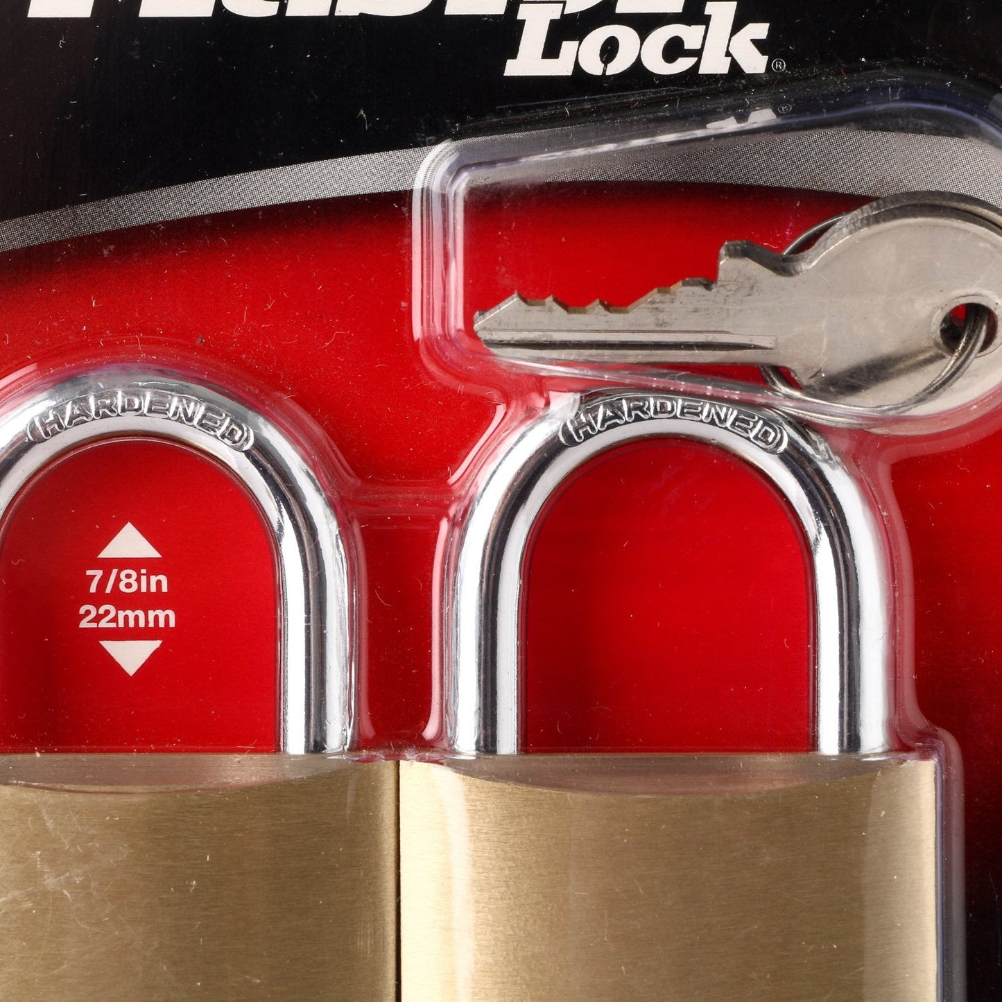 MASTER Lock 40mm 2-Pack Solid Brass Padlock
