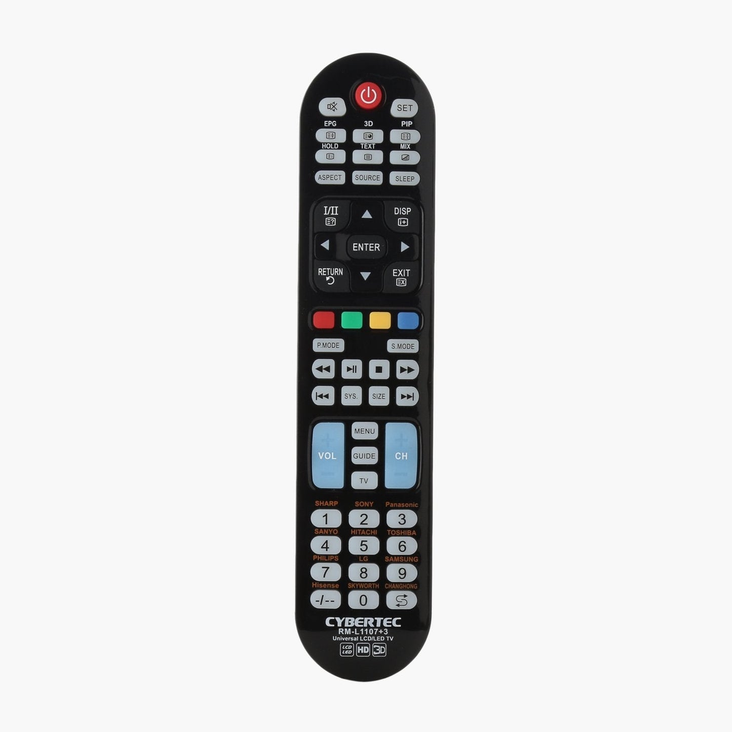 CYBERTEC Universal TV Remote (RM-L1107+3)
