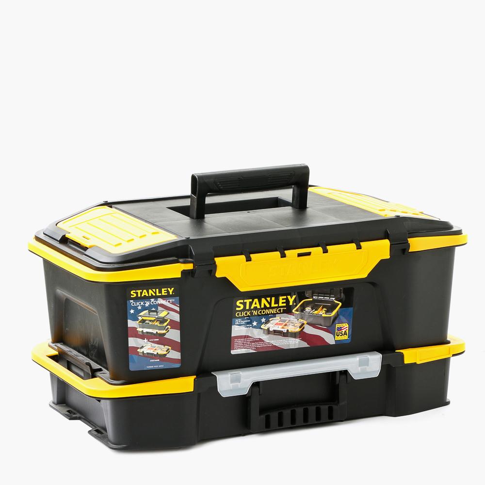 STANLEY 19" Click 'n' Connect 2-in-1 Toolbox
