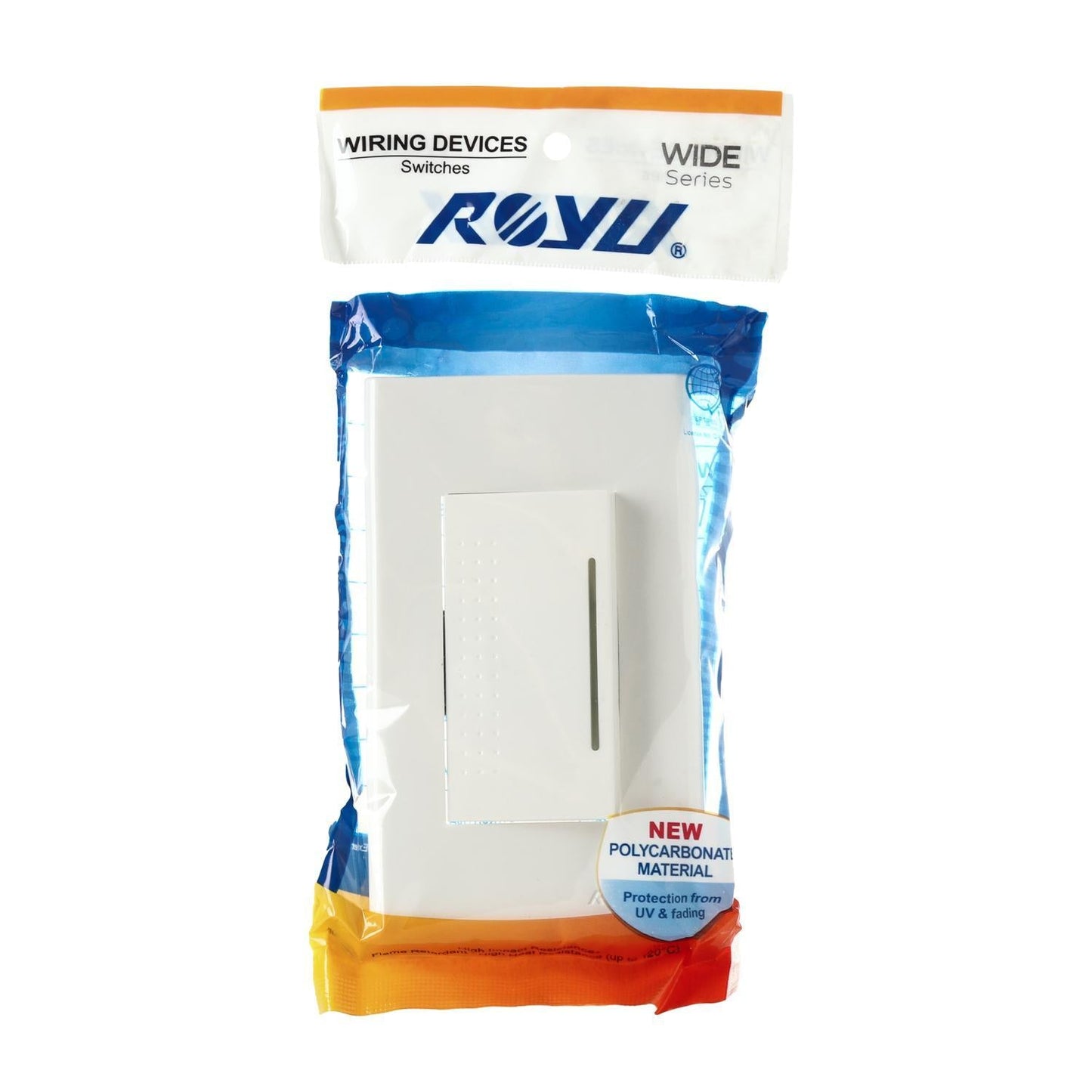 ROYU 1-Gang Switch with Reflector (WD511)