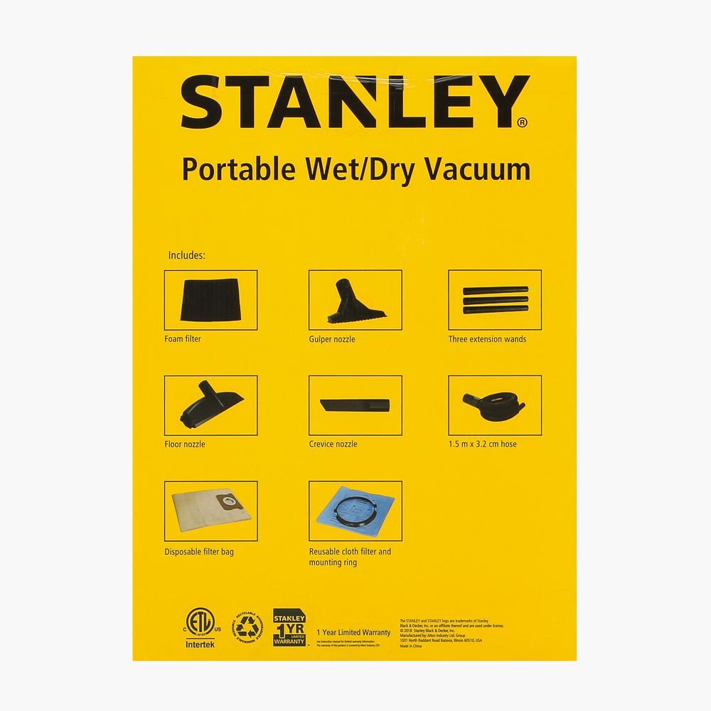 STANLEY 5 Gallon Portable Wet/Dry Vacuum (SL19115P)