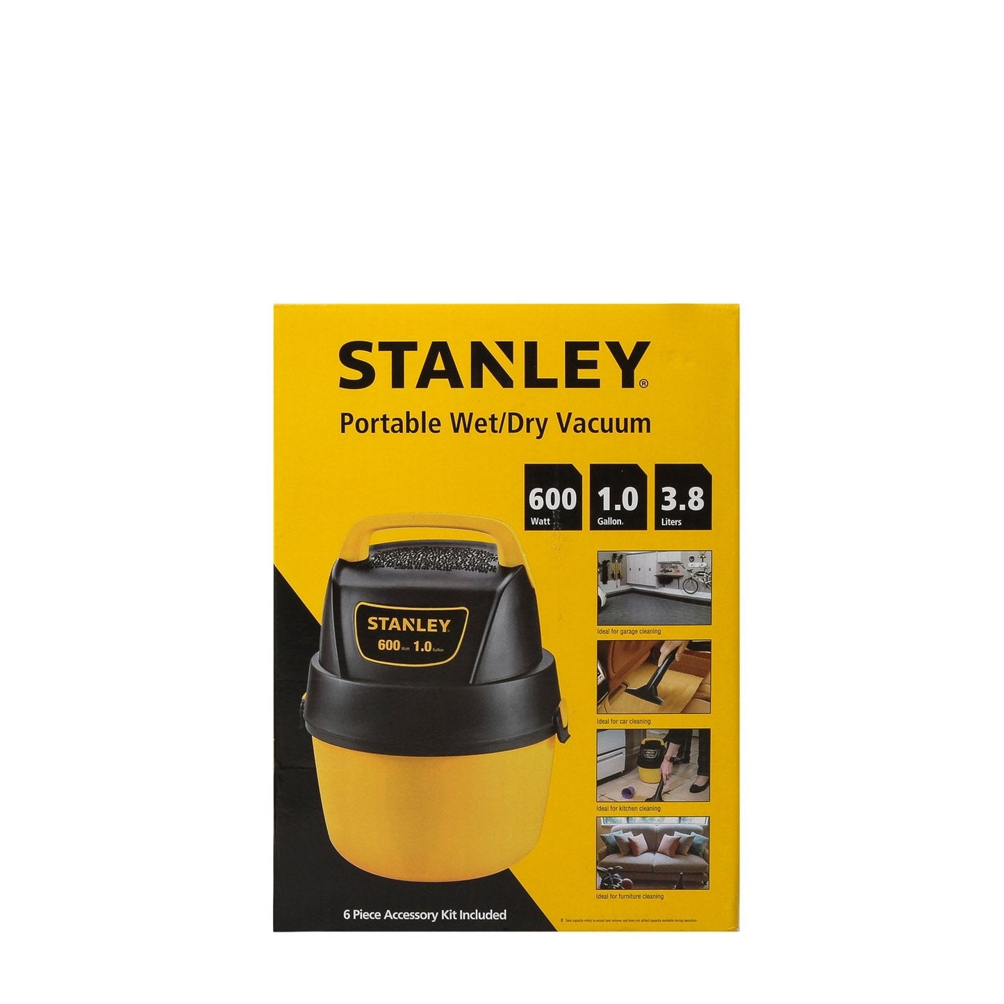 STANLEY 3.8L Portable Wet and Dry Vacuum (STSL19125P)