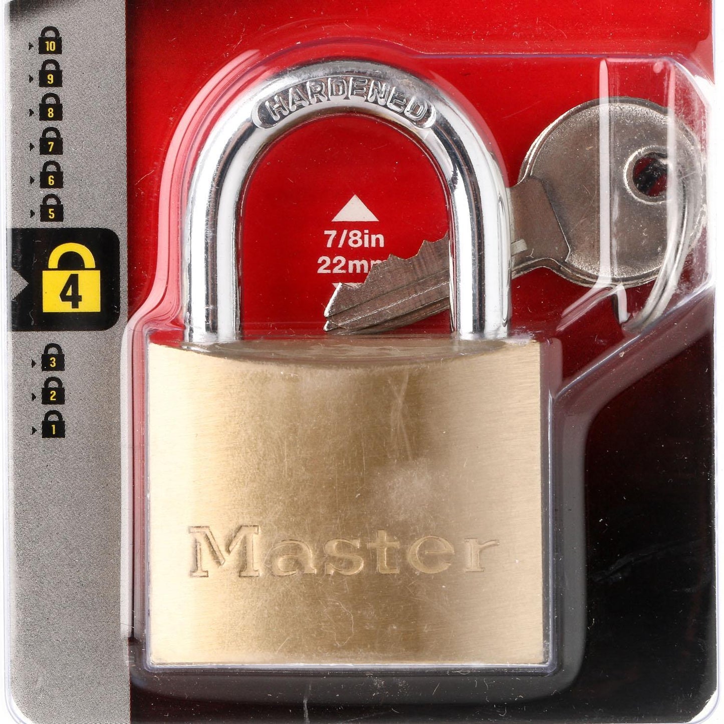 MASTER LOCK 40mm Solid Brass Padlock with Keys