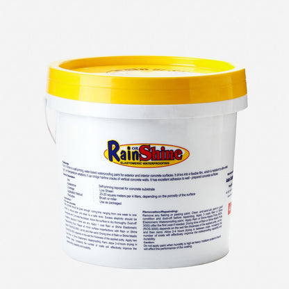 RAIN OR SHINE 4L Elastomeric Waterproofing Paint -  White (ROS-100)
