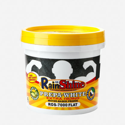 RAIN OR SHINE  4L Prepa-White Elastomeric Waterproofing Paint (ROS-7000)