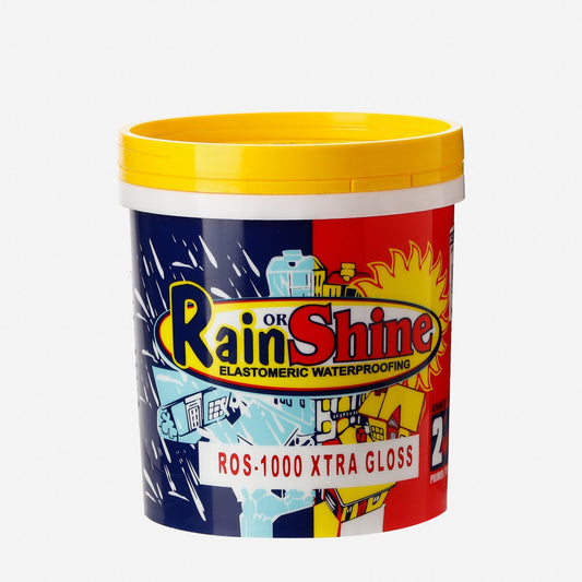 RAIN OR SHINE 1L Elastomeric Waterproofing Paint - Xtra Gloss (ROS-1000)