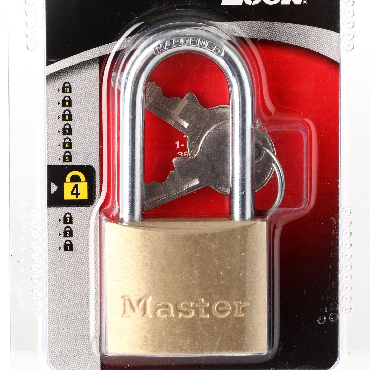 MASTER LOCK 40mm Solid Brass Padlock with Keys