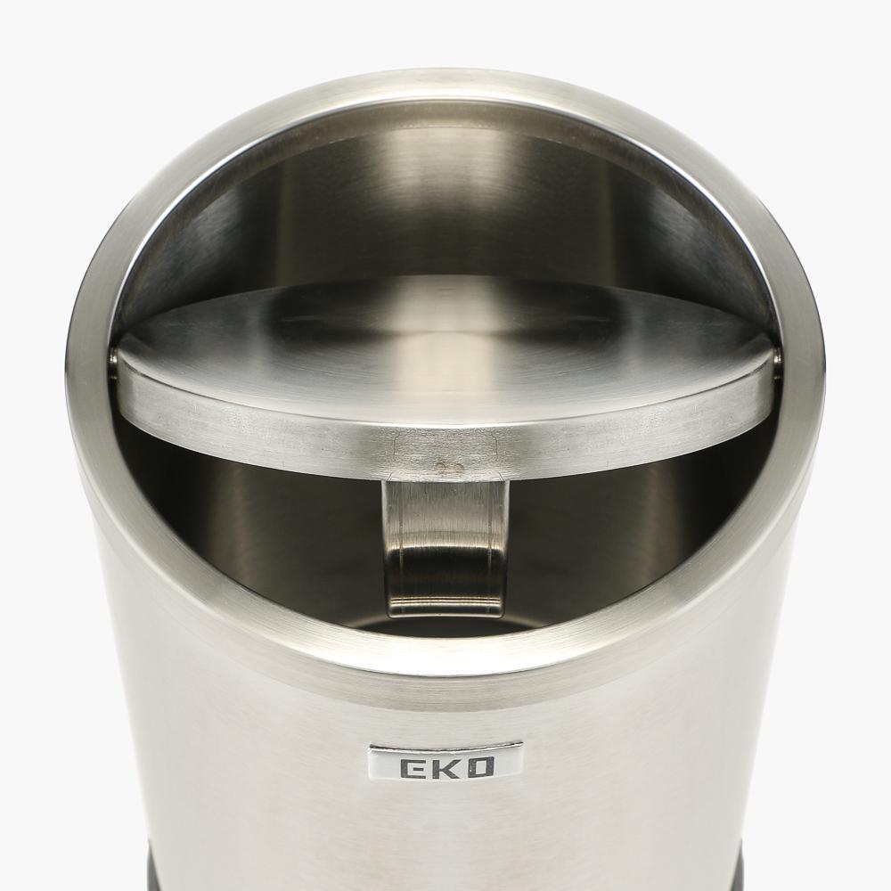 EKO Swing Top Steel Waste Basket