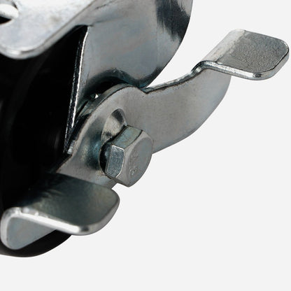 VIKING 2" Caster Swivel Brake Transport Black Nylon