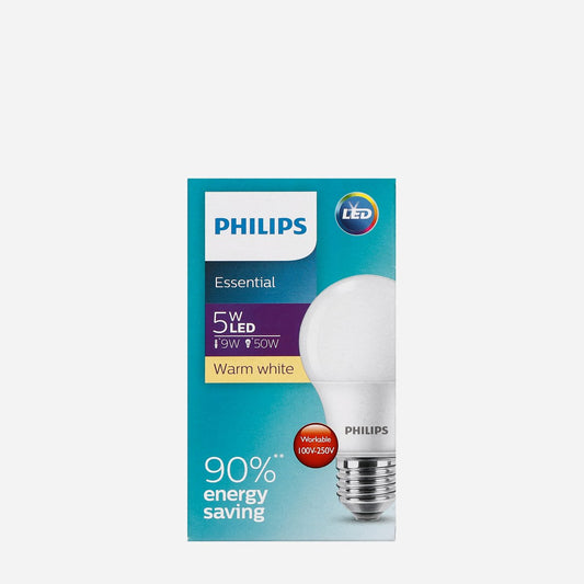 PHILIPS Essential LED Light Bulb 5W Warm White
