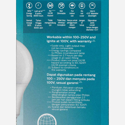 PHILIPS Essential LED Light Bulb 5W Warm White
