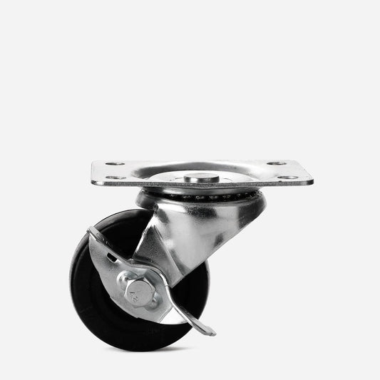 VIKING 2.5" Rubber Caster Swivel Type with Brake