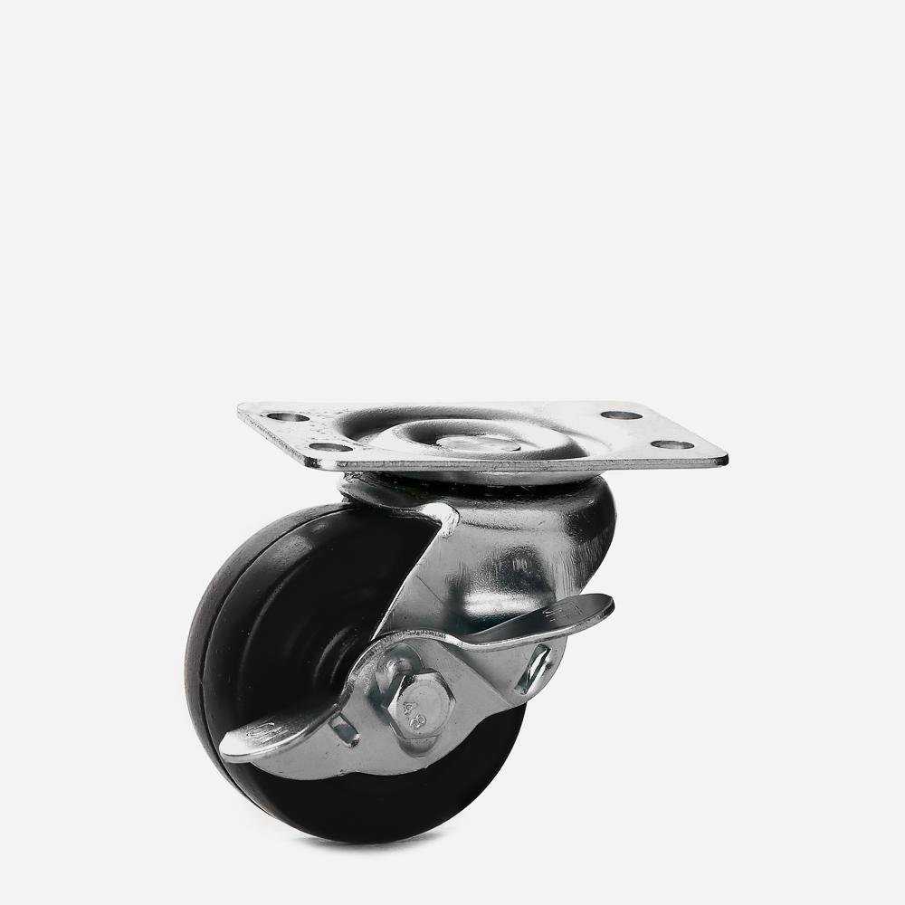 VIKING 2" Rubber Caster Swivel with Brake Transport