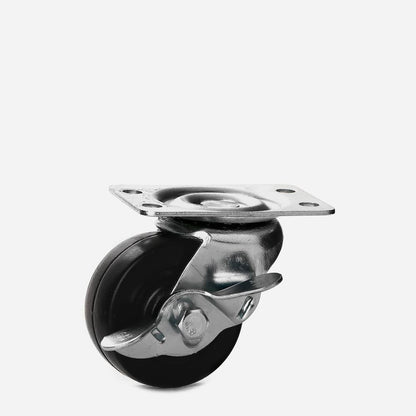 VIKING 2" Rubber Caster Swivel with Brake Transport