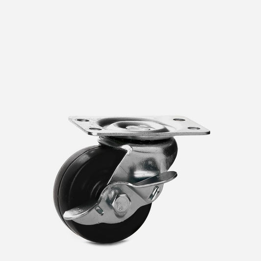 VIKING 2" Rubber Caster Swivel with Brake Transport