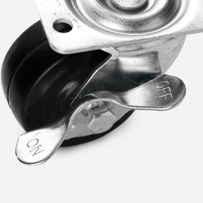 VIKING 2" Rubber Caster Swivel with Brake Transport