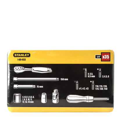 STANLEY Socket Set 1/4 Drive (35pc.)