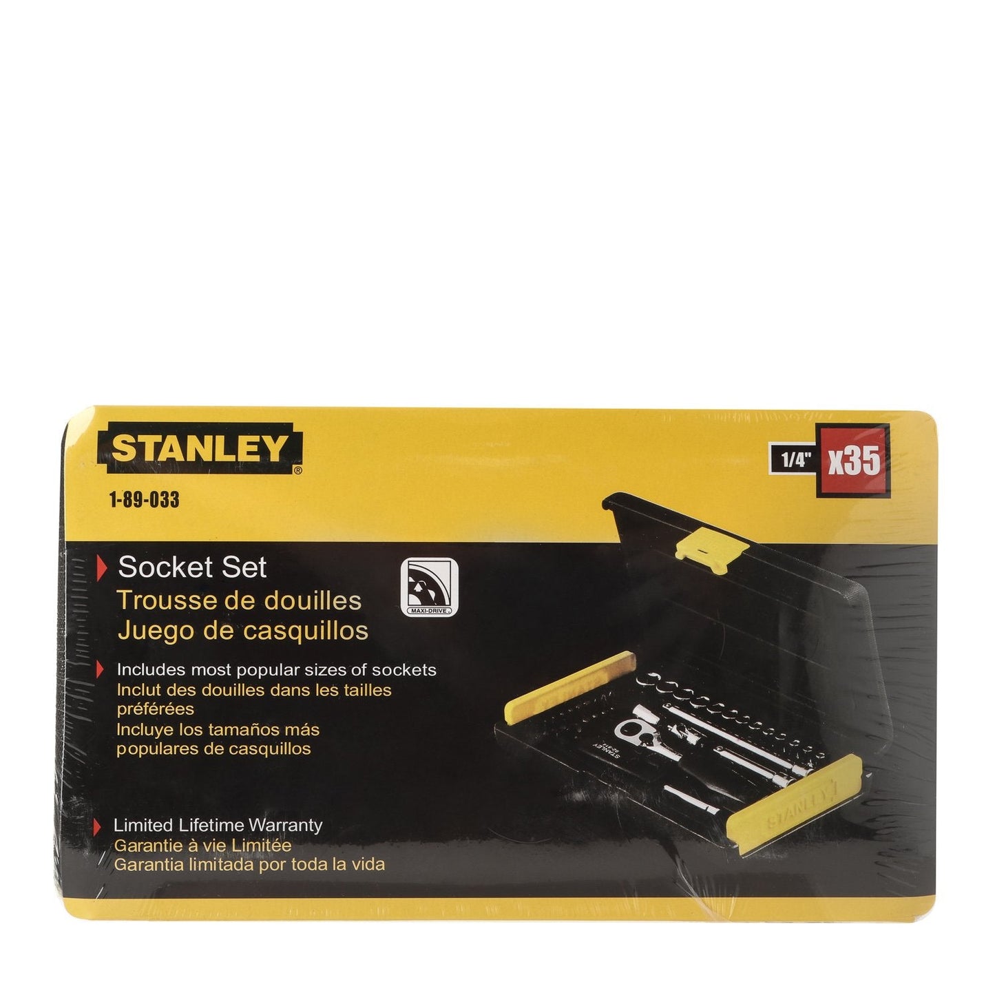 STANLEY Socket Set 1/4 Drive (35pc.)