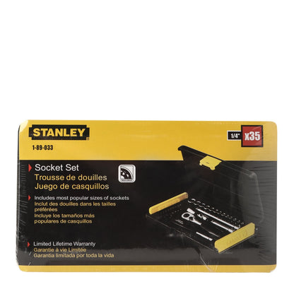 STANLEY Socket Set 1/4 Drive (35pc.)