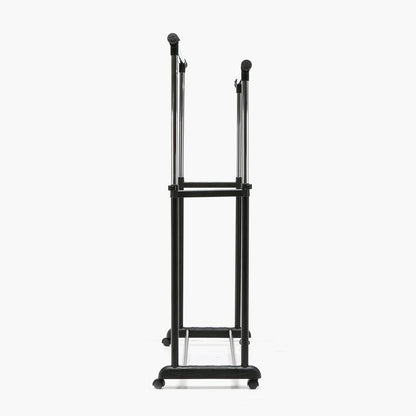 LIVING MASTER Mobile Clothes Double Rack