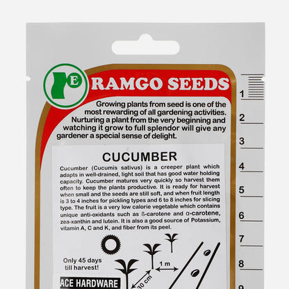 RAMGO Cucumber Poinsett Seeds